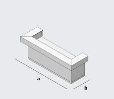 Стойка ресепшен 10 стекло / белый
