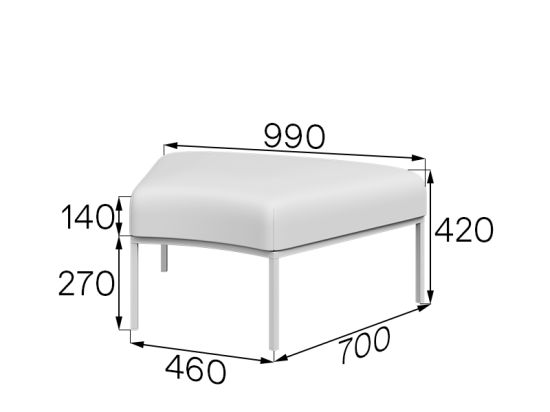 Пуф 45 грд. kiton08